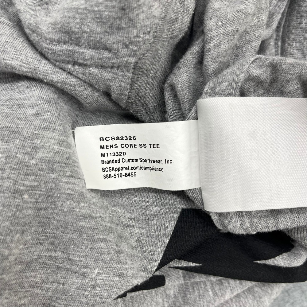 Nike Baseball‎ Graphic T-Shirt Mens XXL Heather Gray Short Sleeve Swoosh Tee - Picture 10 of 14